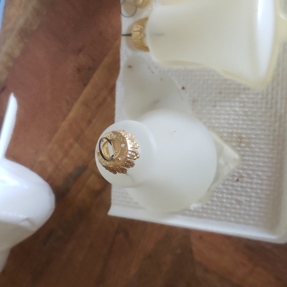 Vintage West Germany glass bell Christmas ornaments bundle of 5 - Picture 10 of 10